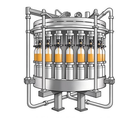 Cellule de pesée pour machines de remplissage de bouteilles automatiques